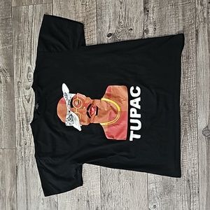 Tupac Shakur Cross Colors Hip Hop Rap 90's T Shirt